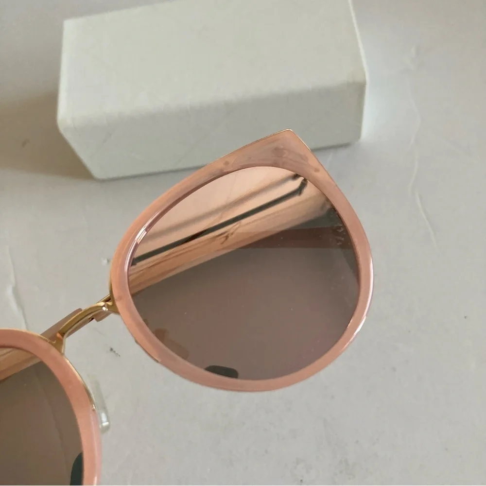 New Cat Eye Sunglasses Pink & Gold